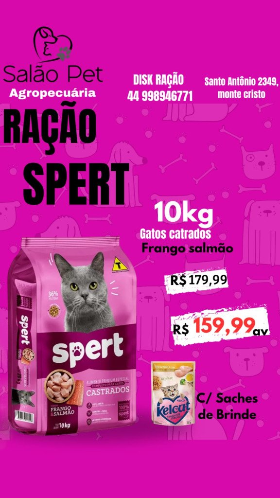 Ração Special cat gatos castrados 10kg