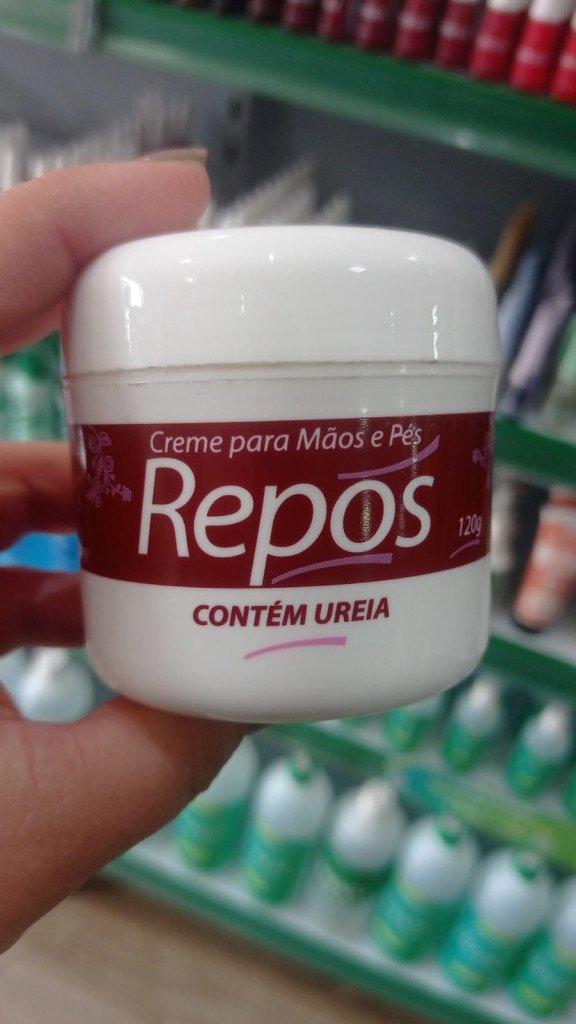 Creme para os mãos e pés 